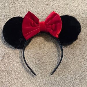 Disney Black and Red Minnie Mouse Ears Headband